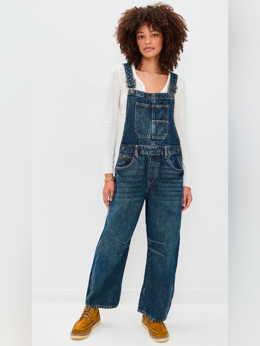 Free People Women's Good Luck Overalls - Picture 2 of 5